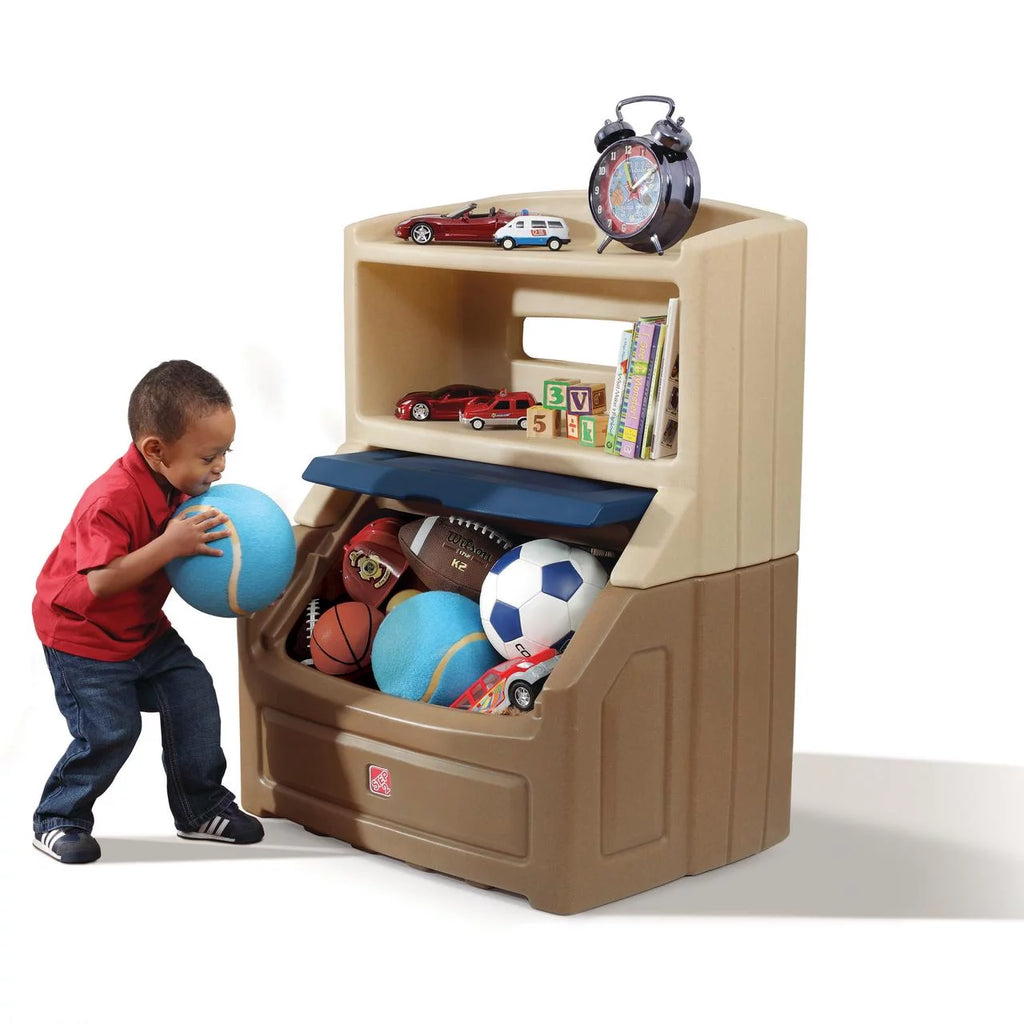 Step2 Lift & Hide Toddler Bookcase and Toy Storage, 38" Tall B28707