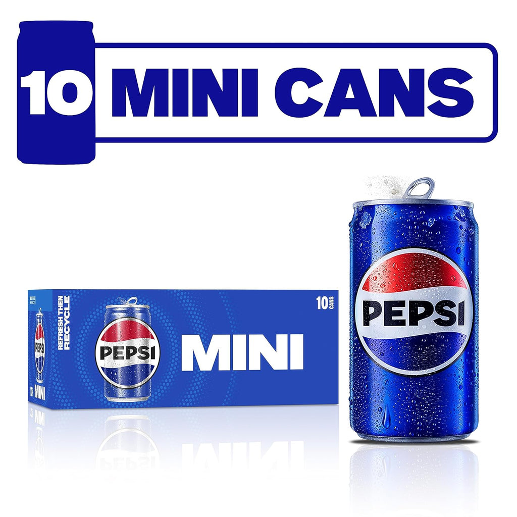 Pepsi Soda Mini Cans 7.5 oz (20 Pack) Y568