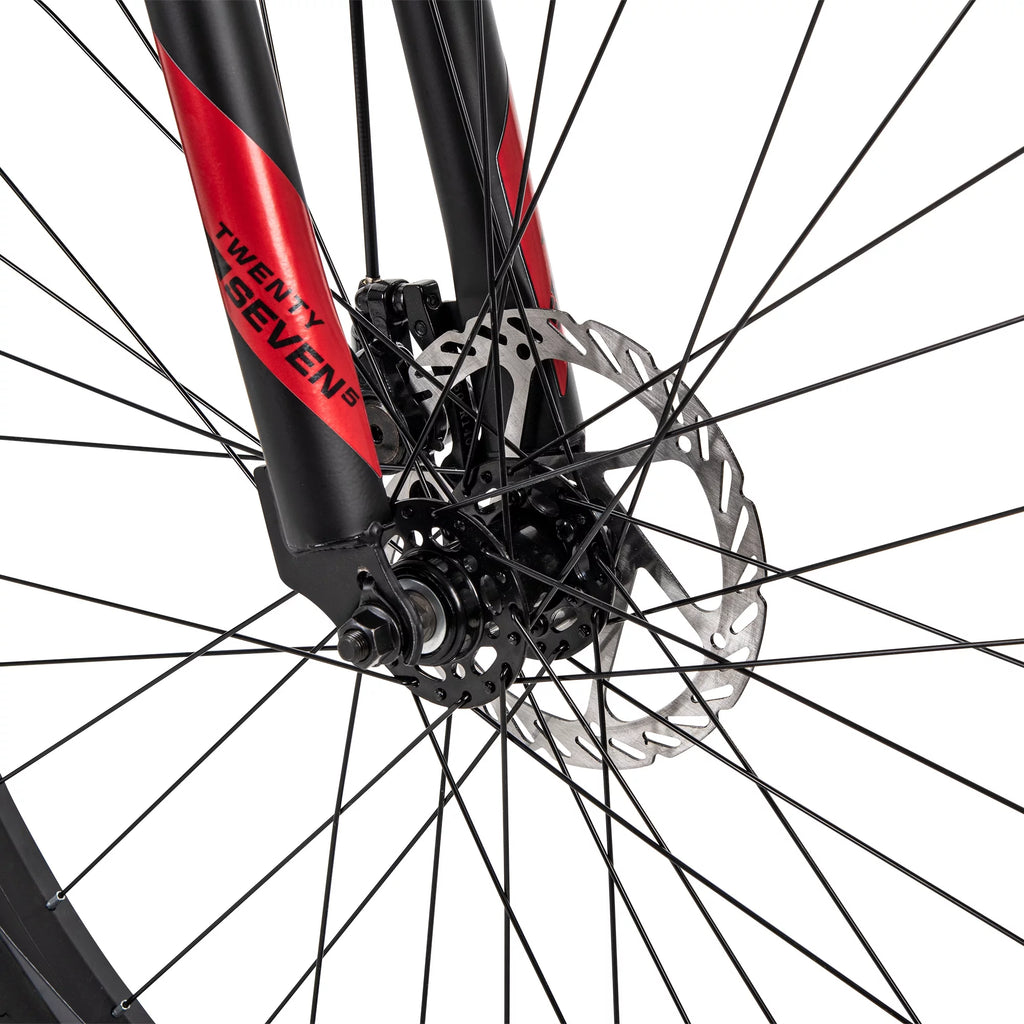 Huffy Rangeline 27.5 in Men's Mountain Bike, Black and Red P36945