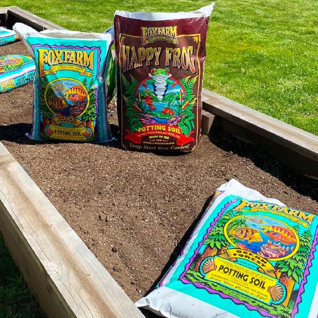 FoxFarm Ocean Forest Organic Potting Soil for Indoor Outdoor Gardens 4 Pack k7