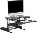 Vari 30" VariDesk ProPlus Two-Tier Height Adjustable Standing Desk Converter & Monitor Riser, Black