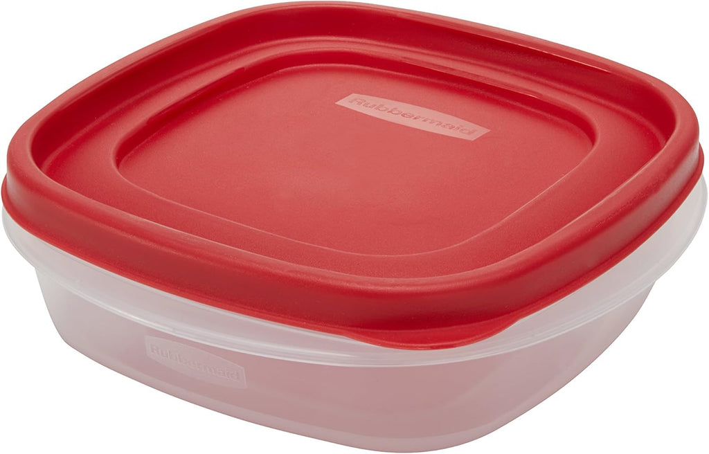 Rubbermaid Easy Find Lids Food Storage Container, 3 Cup, Racer Red N37164