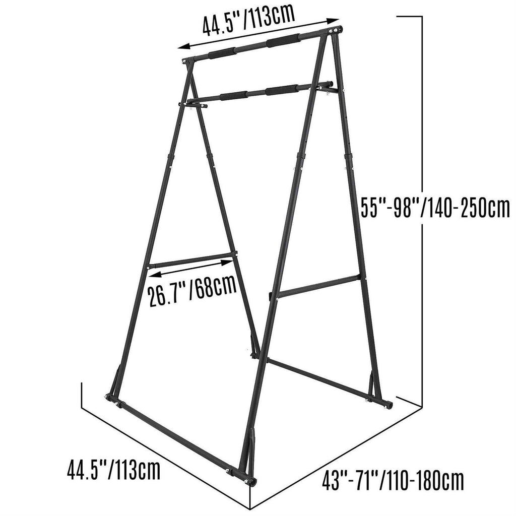 Pull Up Bar Foldable Aerial Yoga Stand Frame k7p