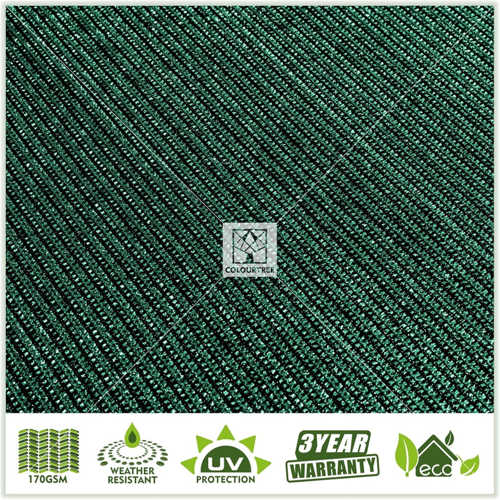 Green Fence Privacy Screen 8x50 ft Heavy Duty Shade Tarp a7