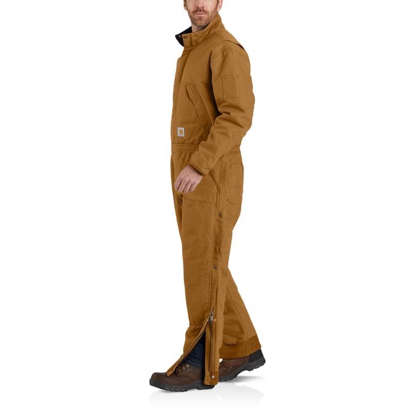Insulated Duck Coverall Brown q7k