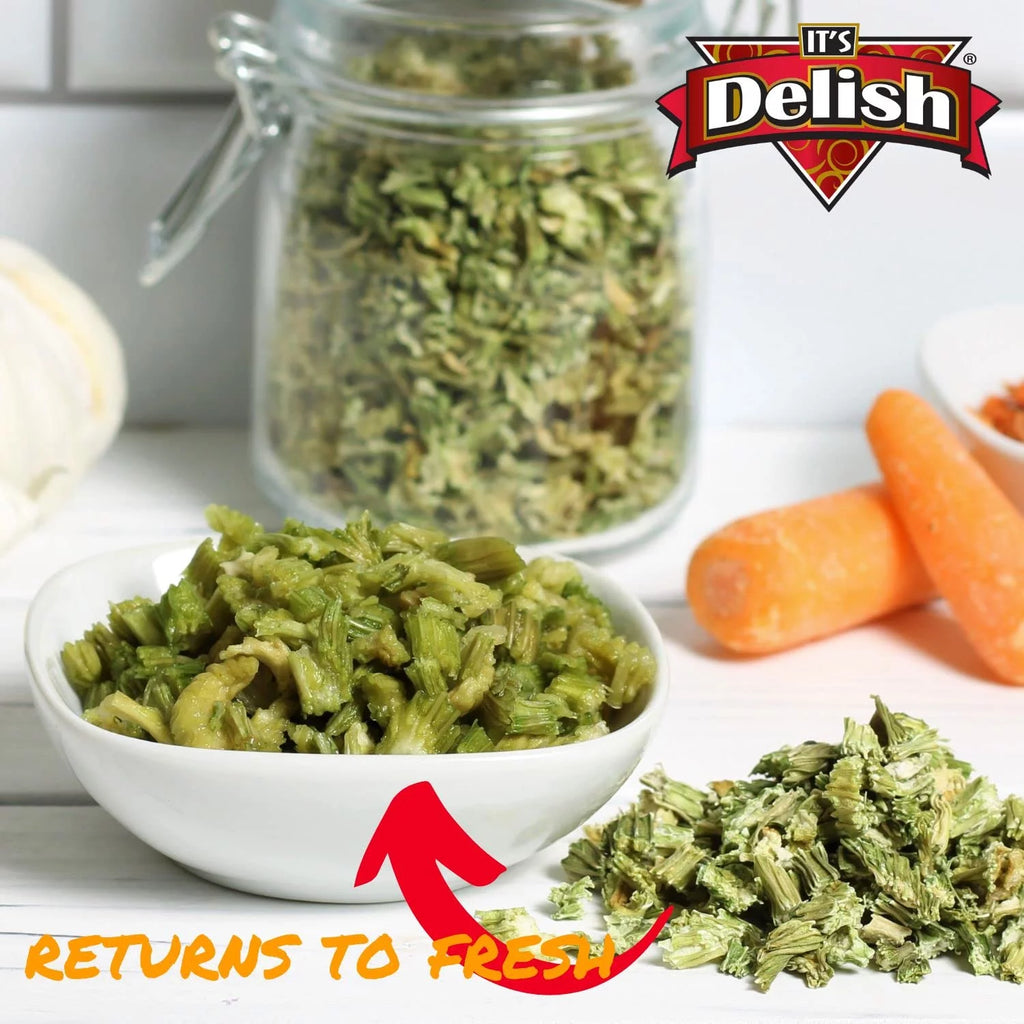 Dried Celery Flakes 1 lb Bulk Bag, Dehydrated Chopped Celery Stalk & Leaf X7846