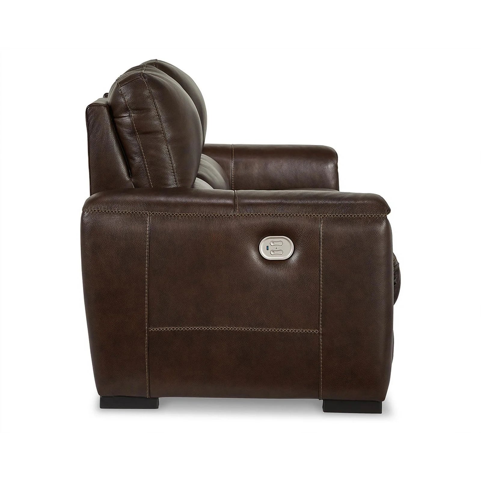 Ashley Furniture Alessandro Leather Power Reclining Sofa with Headrest E2354