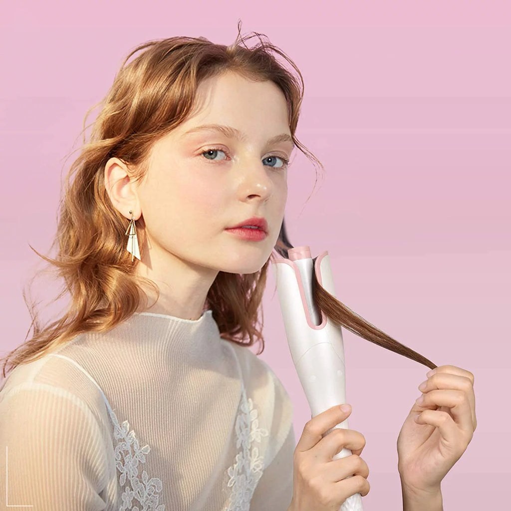 OCALISS Automatic Curling Iron with Ceramic Rotating Barrel, 3 Temperature Control L280645