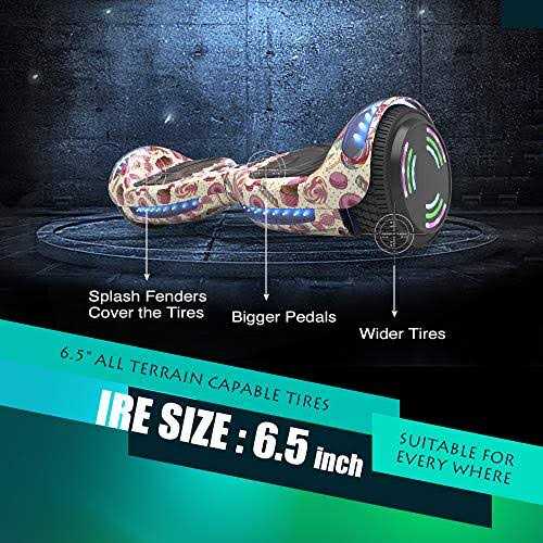 Hoverboard with Bluetooth 6.5 inch Self Balancing Scooter LED Wheels k7