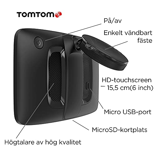 TomTom GO Classic 6 Inch Car Sat Nav with EU Maps and Traffic Alerts K608