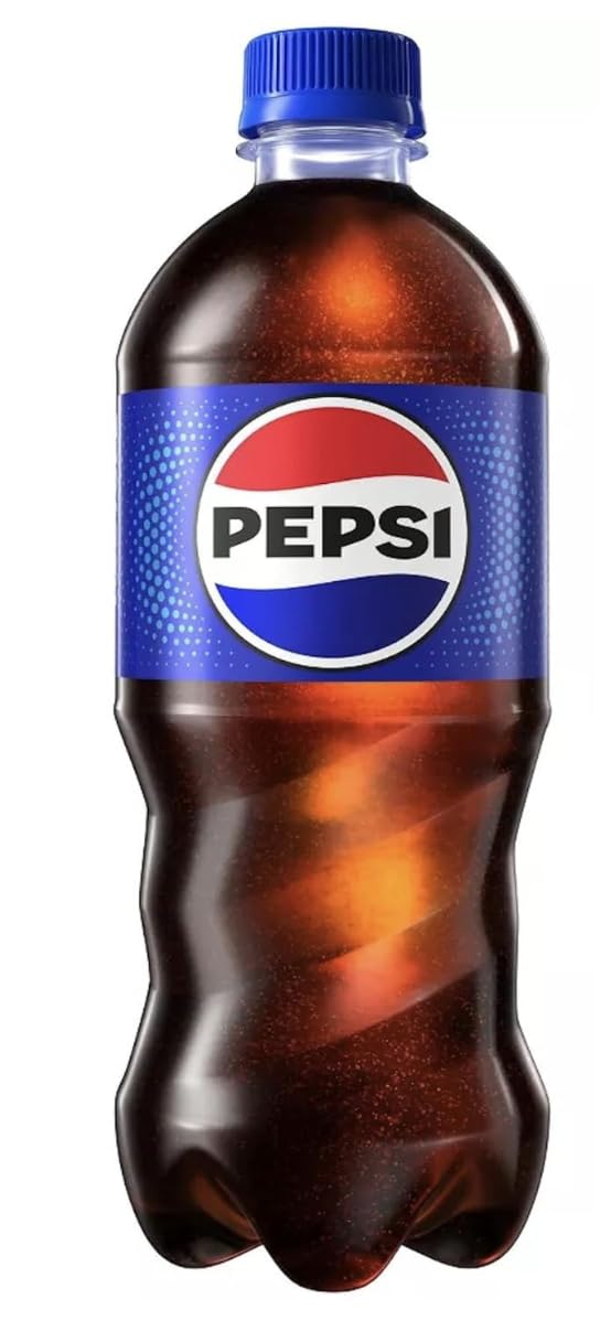Pepsi Soda 20oz Bottles (Pack of 24)