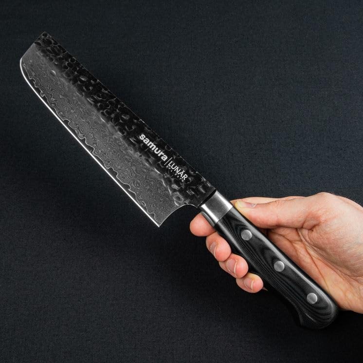 SAMURA PRO-S LUNAR Santoku Knife 7.0" High Carbon Stainless Steel V946506