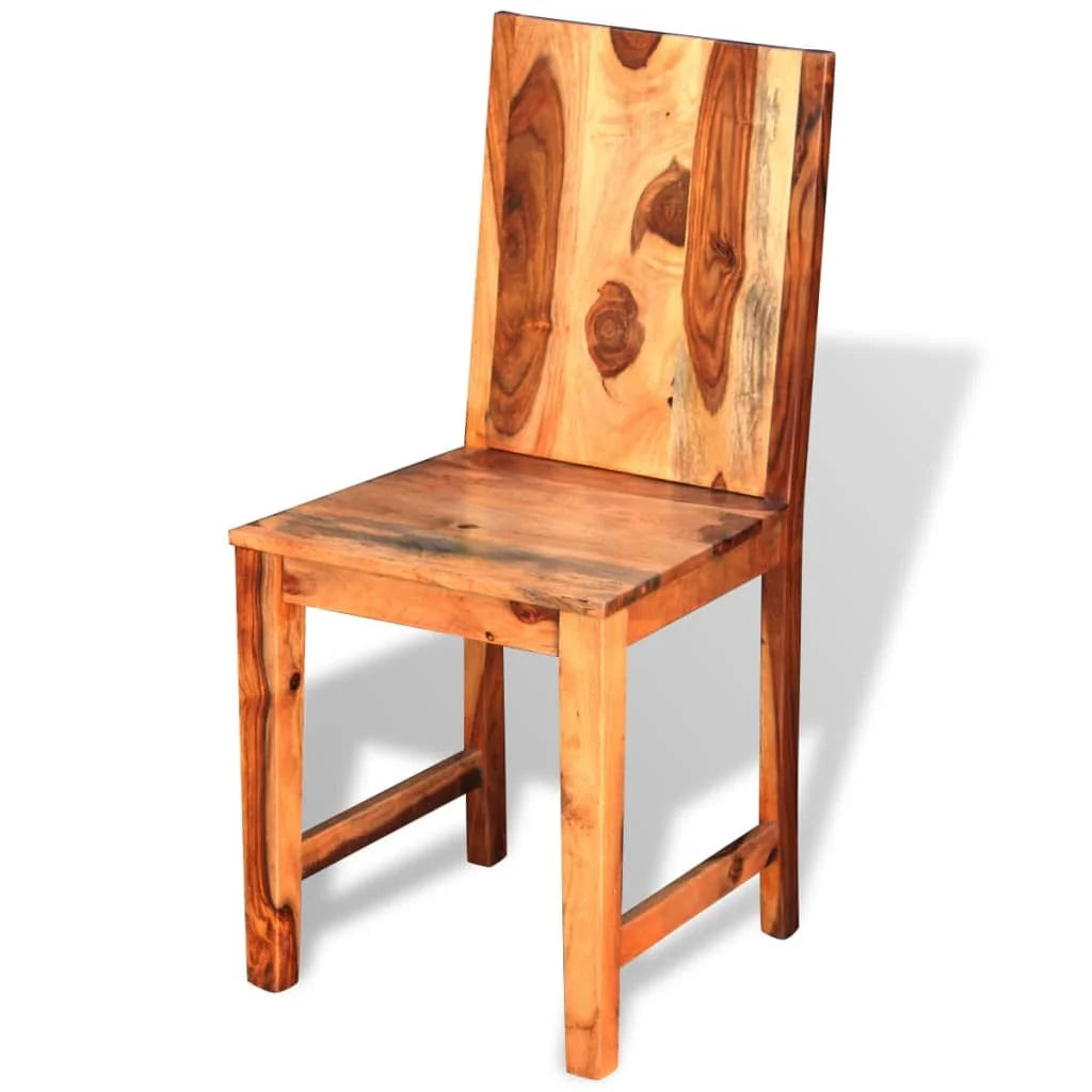 Aibecy Dining Chairs 4 pcs Solid Sheesham Wood K619