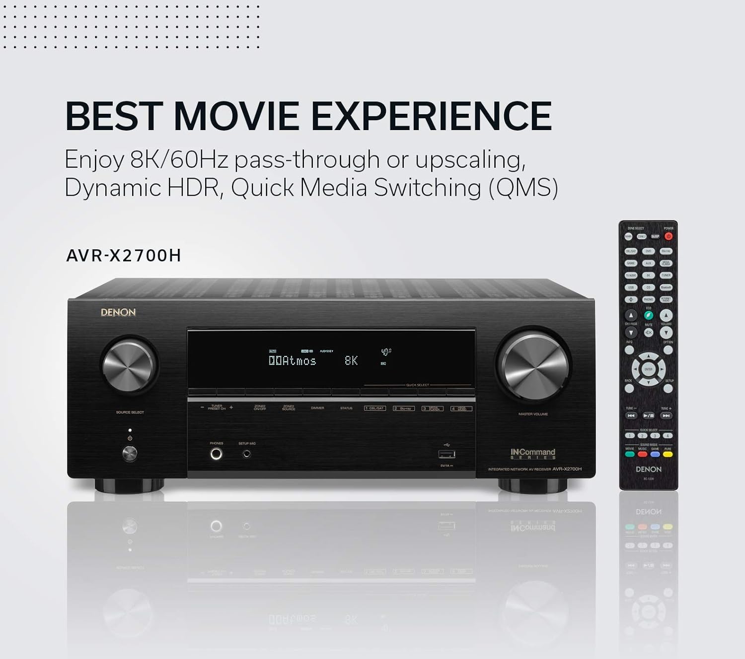 Denon AVR-X2700H 8K 7.2 Channel AV Receiver T83062