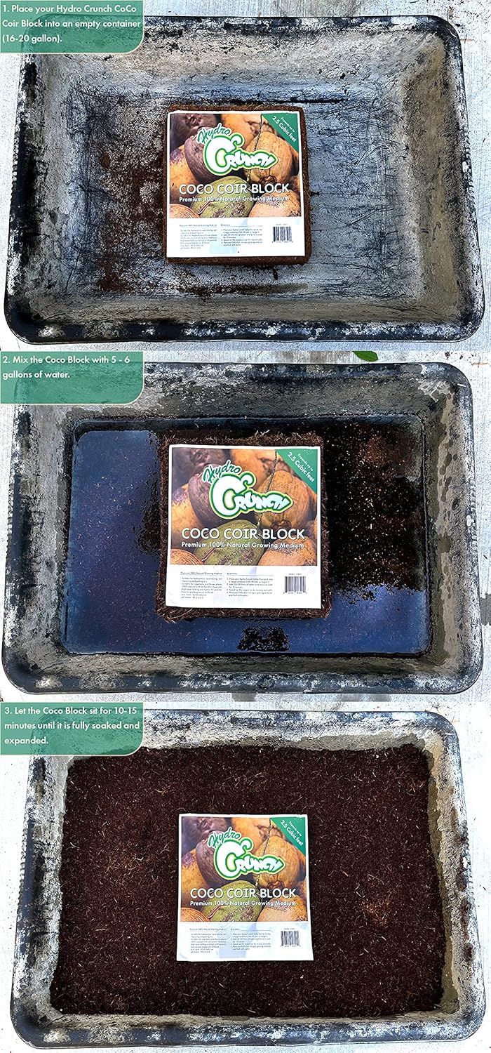 Coco Coir Block 2.5 Cubic Ft 2-Pack a7