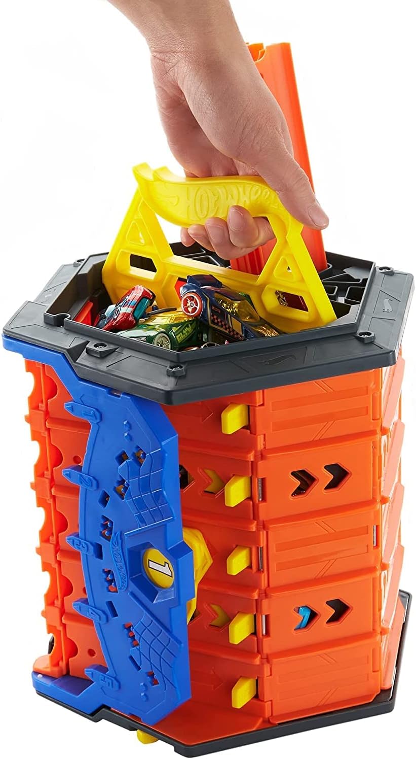 DieCast Toy Cars and Trucks Raceway Trackset with 2 Stickers k7