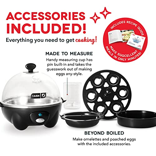 Egg Cooker 6 Capacity Electric Auto Shut Off Black a7