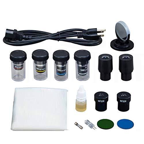 Binocular Lab Compound Microscope 40X-2000X Mechanical Stage k7