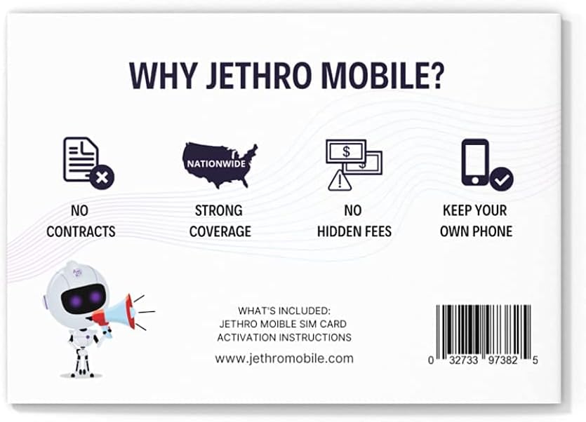 Mobile Phone Plan 365 Days Unlimited Talk Text No Data SIM Kit Included a7