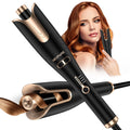 NEXPURE Curling Irons,Curling Iron Professional with 1" Large Rotating Barrel & 4 Temps,Salon Curl Hair,Gold