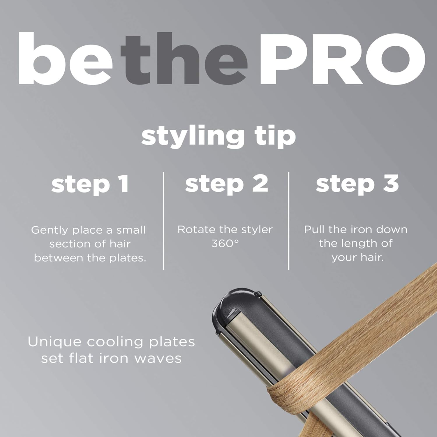 INFINITIPRO BY CONAIR 2-in-1 Styler for Curling and Straightening W3309