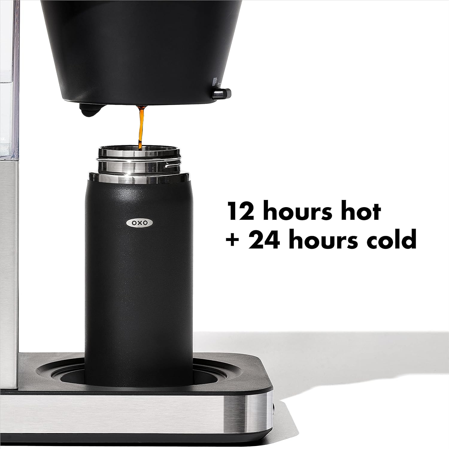 OXO Brew 8 Cup Coffee Maker with Stainless Steel Thermal Mug K393