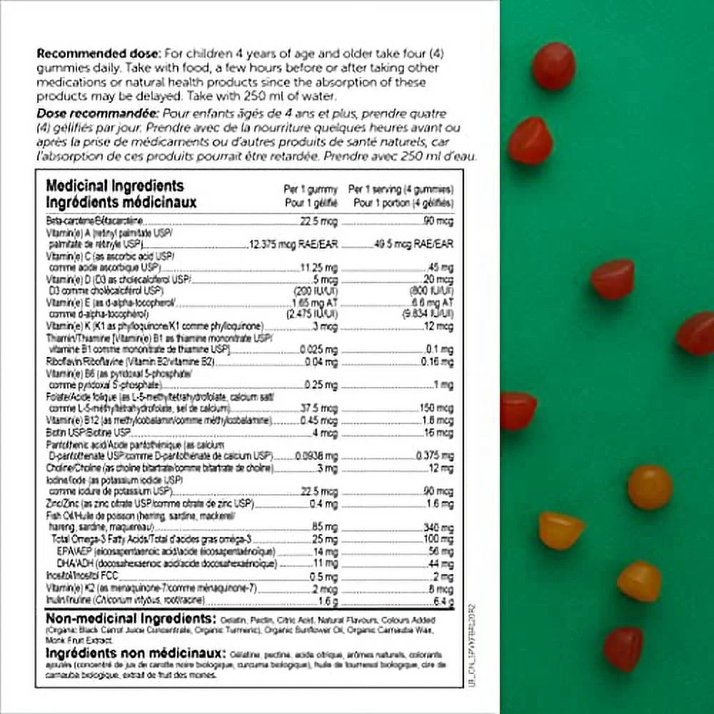 SMARTYPANTS Kids Complete +Fiber, 120 Count I187