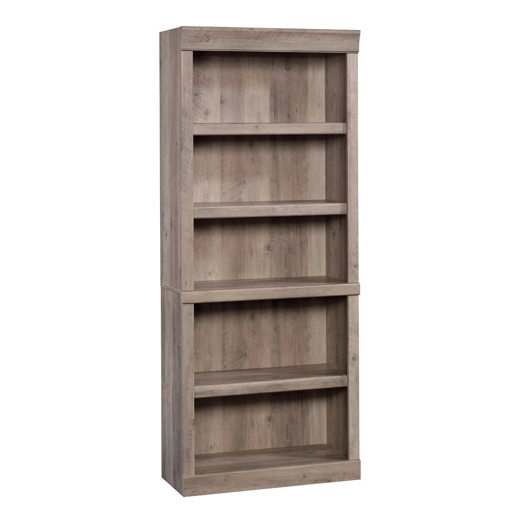 Bookcase 5 Shelf Rustic Gray a7
