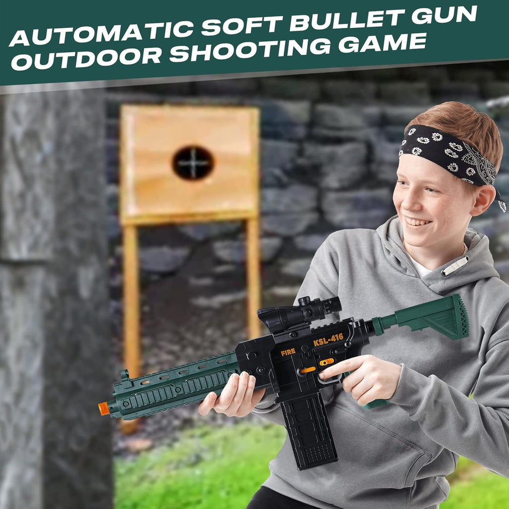 Foam Blaster Toy Gun with Soft Bullets for Kids Outdoor Games I1385