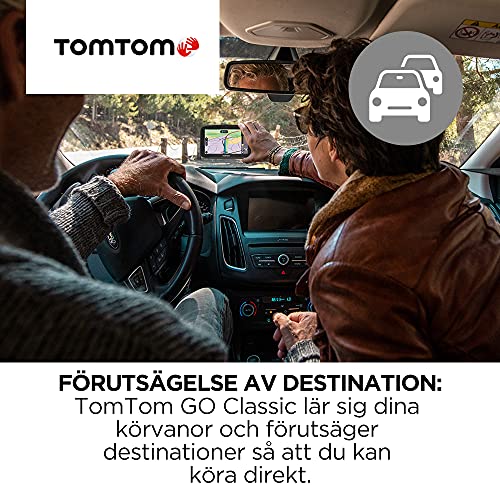 TomTom GO Classic 6 Inch Car Sat Nav with EU Maps and Traffic Alerts K608