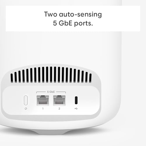 Tri-band mesh Wi-Fi 7 router 3-pack, 6000 sq ft coverage k7