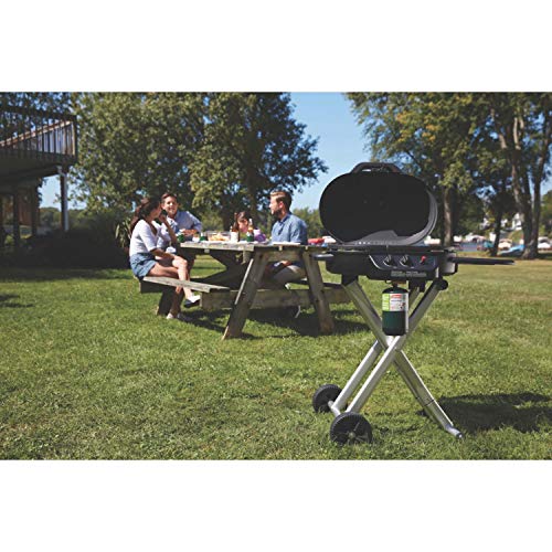 Coleman RoadTrip 225 Portable Stand-Up Propane Grill with Folding Legs & Wheels X65818