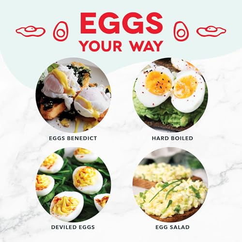 Egg Cooker 6 Capacity Electric Auto Shut Off Black a7