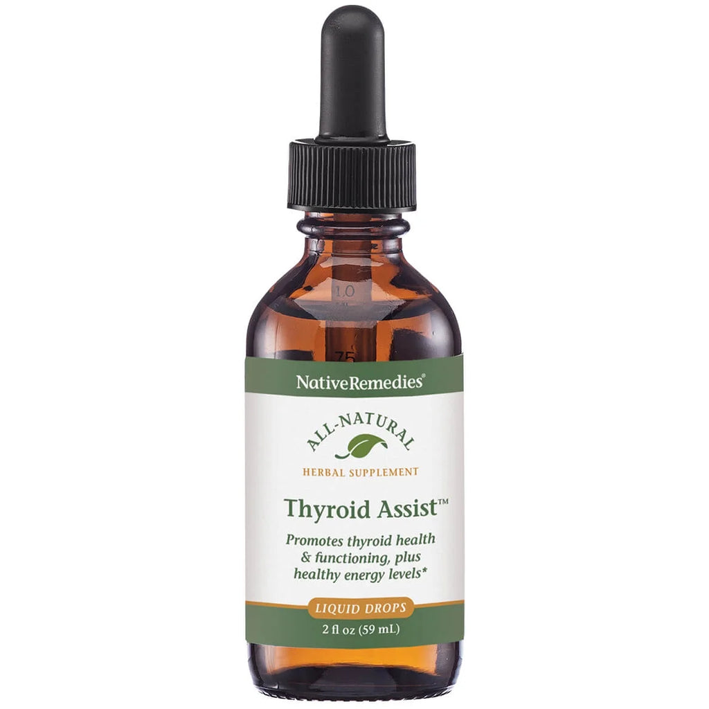 NativeRemedies Thyroid Assist  - All Natural Herbal Supplement Promotes Thyroid Gland Health and Functioning - 59 mL