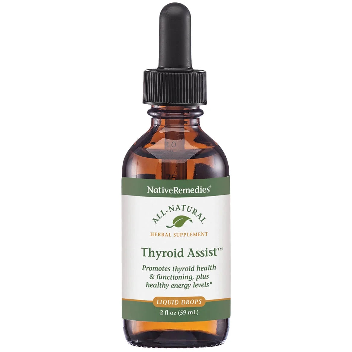 NativeRemedies Thyroid Assist  - All Natural Herbal Supplement Promotes Thyroid Gland Health and Functioning - 59 mL