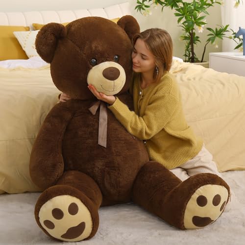 Tezituor Giant Teddy Bear 6ft Stuffed Animal with Red Heart I471