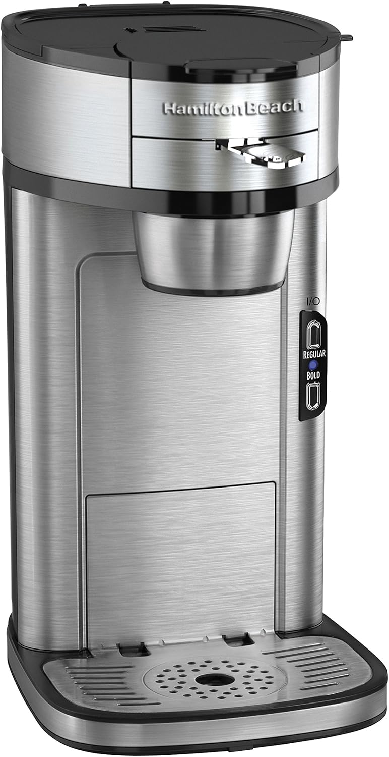Hamilton Beach The Scoop Single Serve Coffee Maker & Grinder N8186