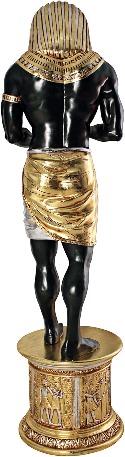 Egyptian Thoth Statue atop Temple Column Mount a7