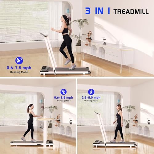 Folding Treadmill for Home Under Desk Walking Pad 3.0HP a7