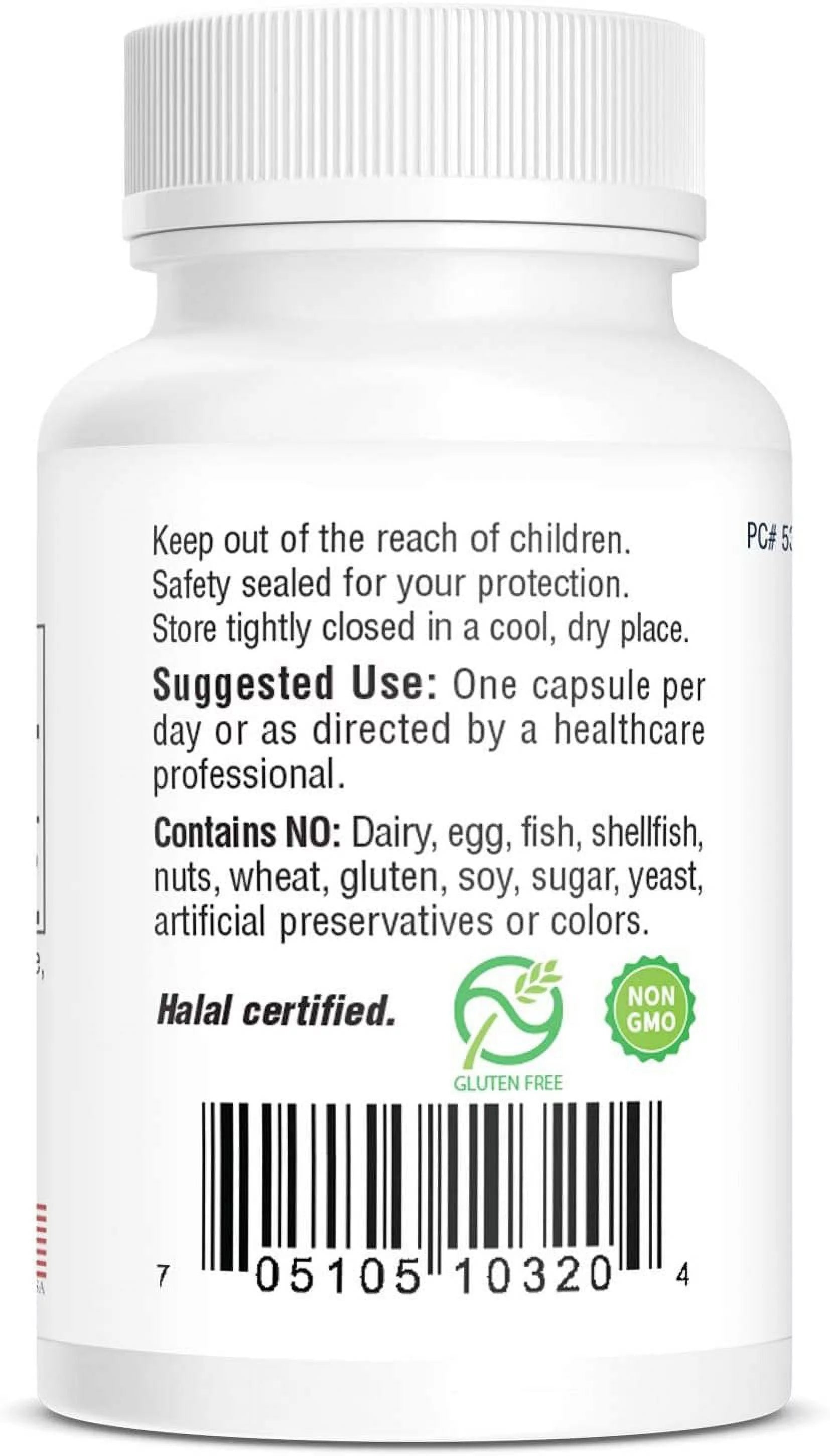 Bio-Tech Pharmacal Folic Acid 5mg, 100 Count, 6 Pack A83619