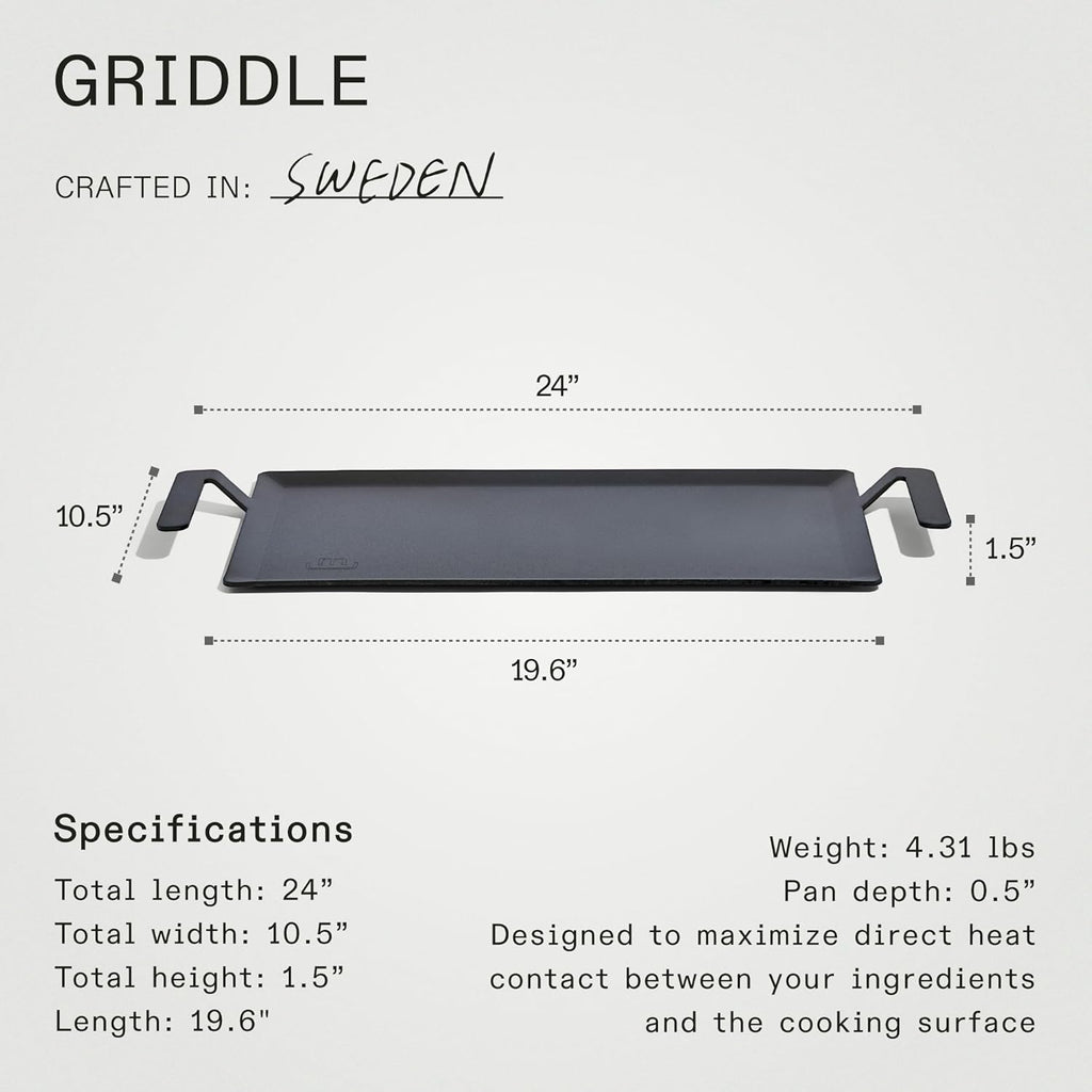 Made In Cookware Carbon Steel Griddle, Induction Compatible X74836