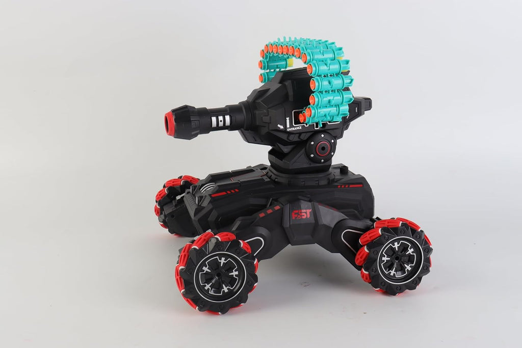 BESTKID BALL RC Tank with Nerf Launcher Shoots Foam Darts Z7928