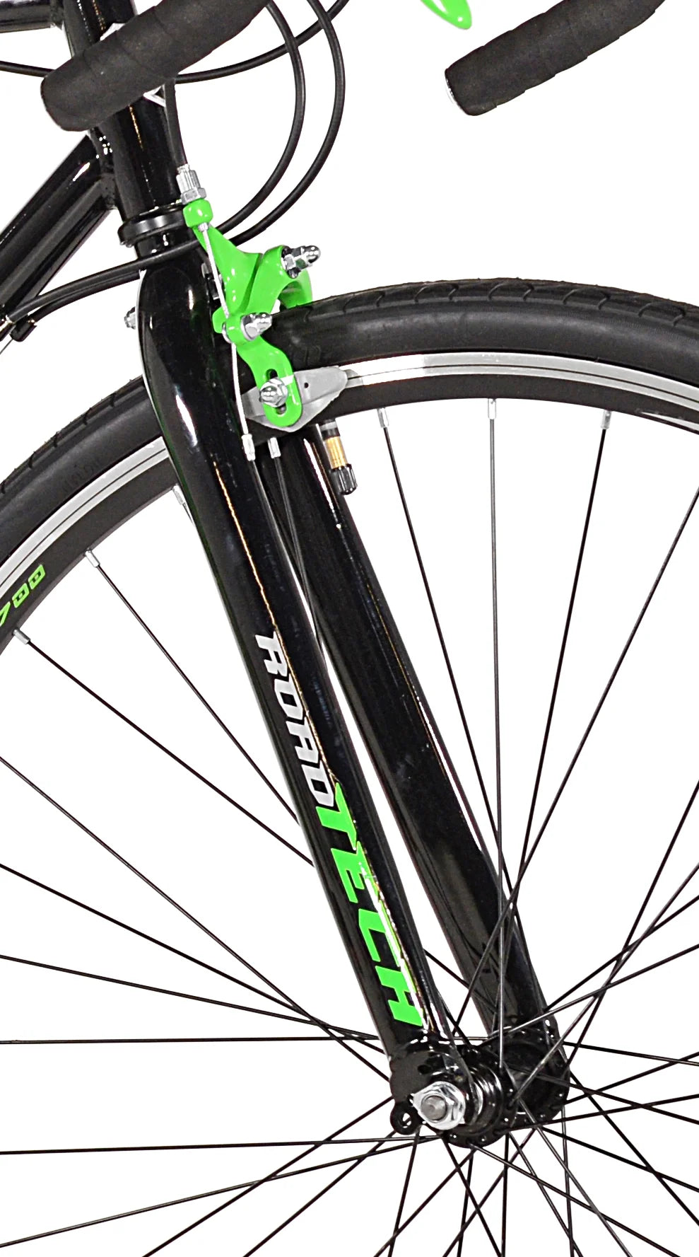 700c Road Bike Black Green k7