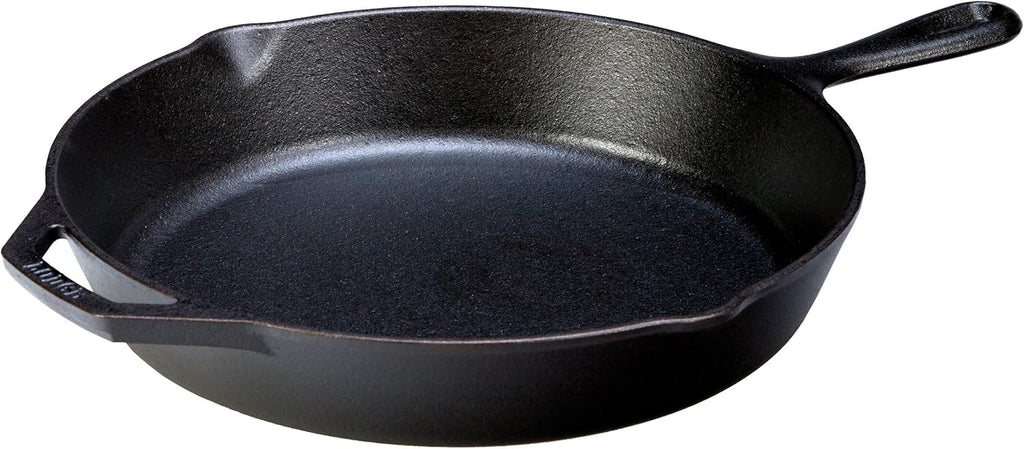 Lodge Seasoned Cast Iron Skillet with Tempered Glass Lid 12 Inch E4271