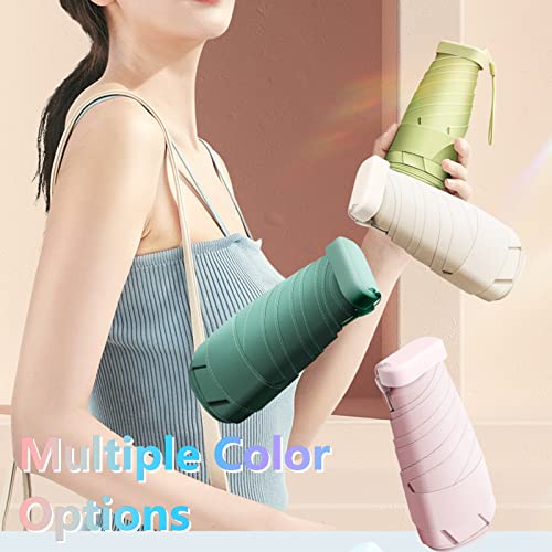 Compact Purse Umbrella UV Protection for Rain and Sun k7