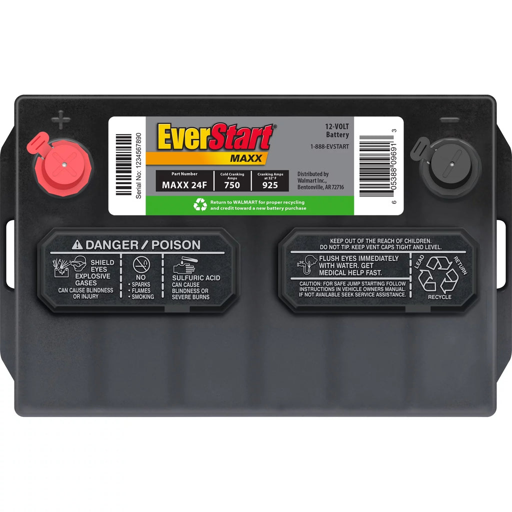 Automotive Battery Group Size 24F 12 Volt 750 CCA k7