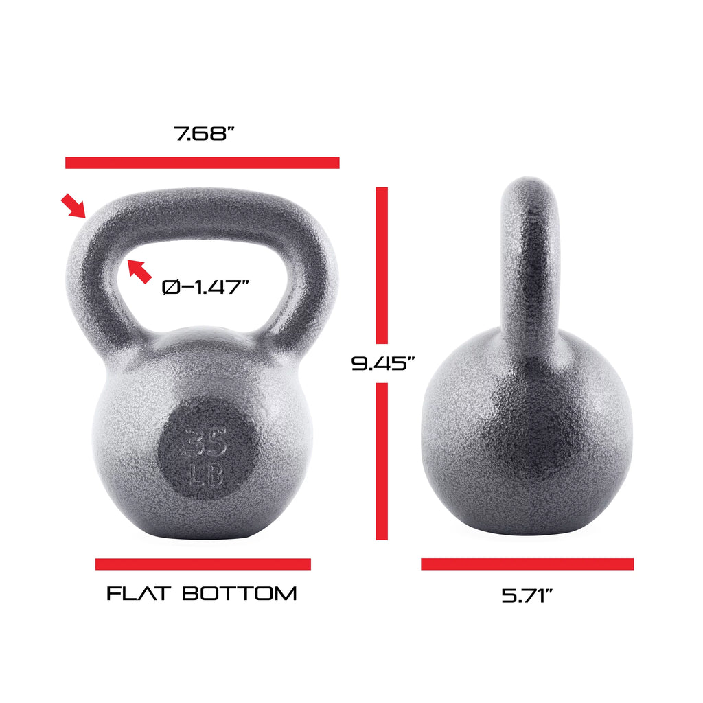 CAP Barbell Cast Iron Kettlebell, 35 lbs F258568