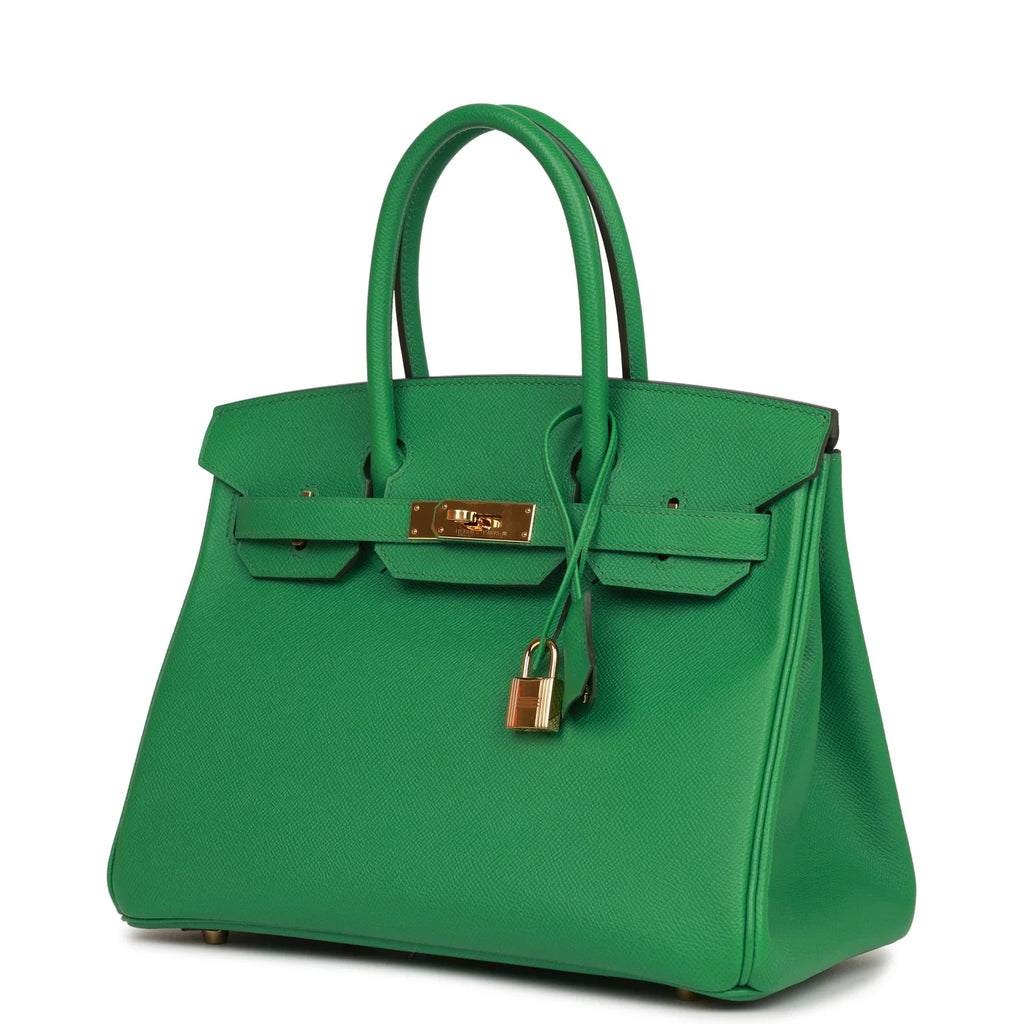 Birkin 30 Cactus Epsom Gold Hardware k7