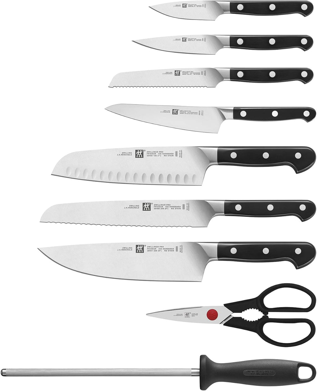 ZWILLING Pro 10-pc Knife Block Set with Acacia R34950