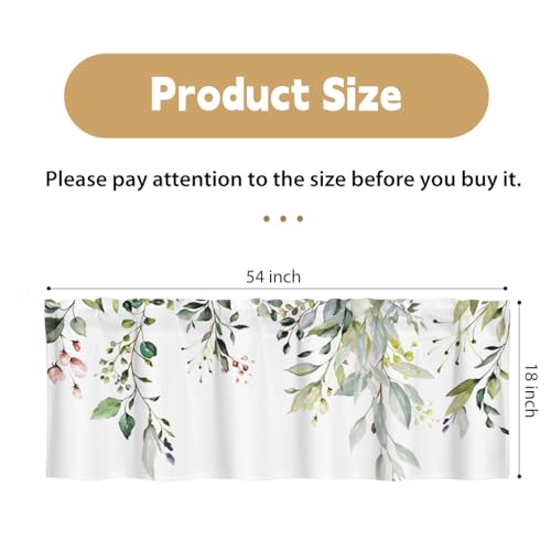 Quesera Crochet Valance for Windows Rod Pocket Sheer Lace Curtain with Tassels 1 Panel 59x18 Inches A510